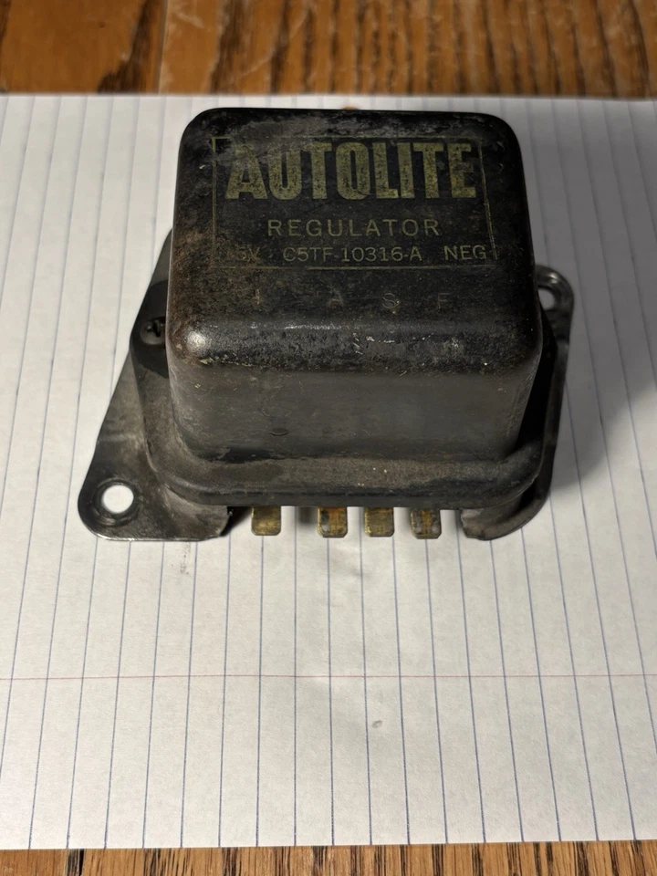 OEM MUSTANG 1965 1966 1967 FORD, MERCURY C5TF-10316-A REGULADOR DE VOLTAJE Foto 2 de 4