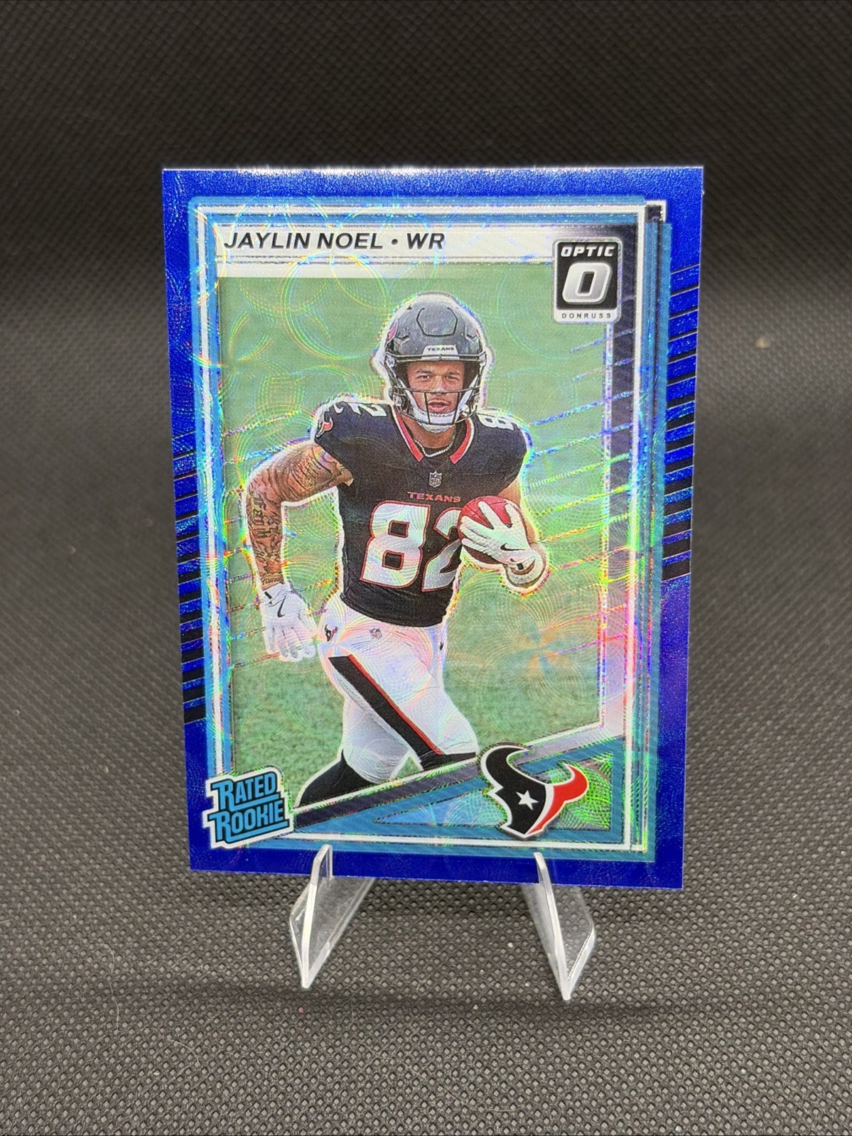 2025 Panini Donruss - Rated Rookie Jaylin Noel #324 Optic Preview Blue Scope