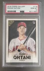 2018 TOPPS GALLERY #116 SHOHEI OHTANI RC PSA 10