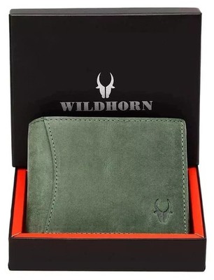 WildHorn Grün Leder Geldbörse für Herren