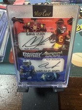 2026 Wild Card Atom Punk Makai Lemon/Amon-Ra St. Brown Dual Auto #1/1 *Case Hit*