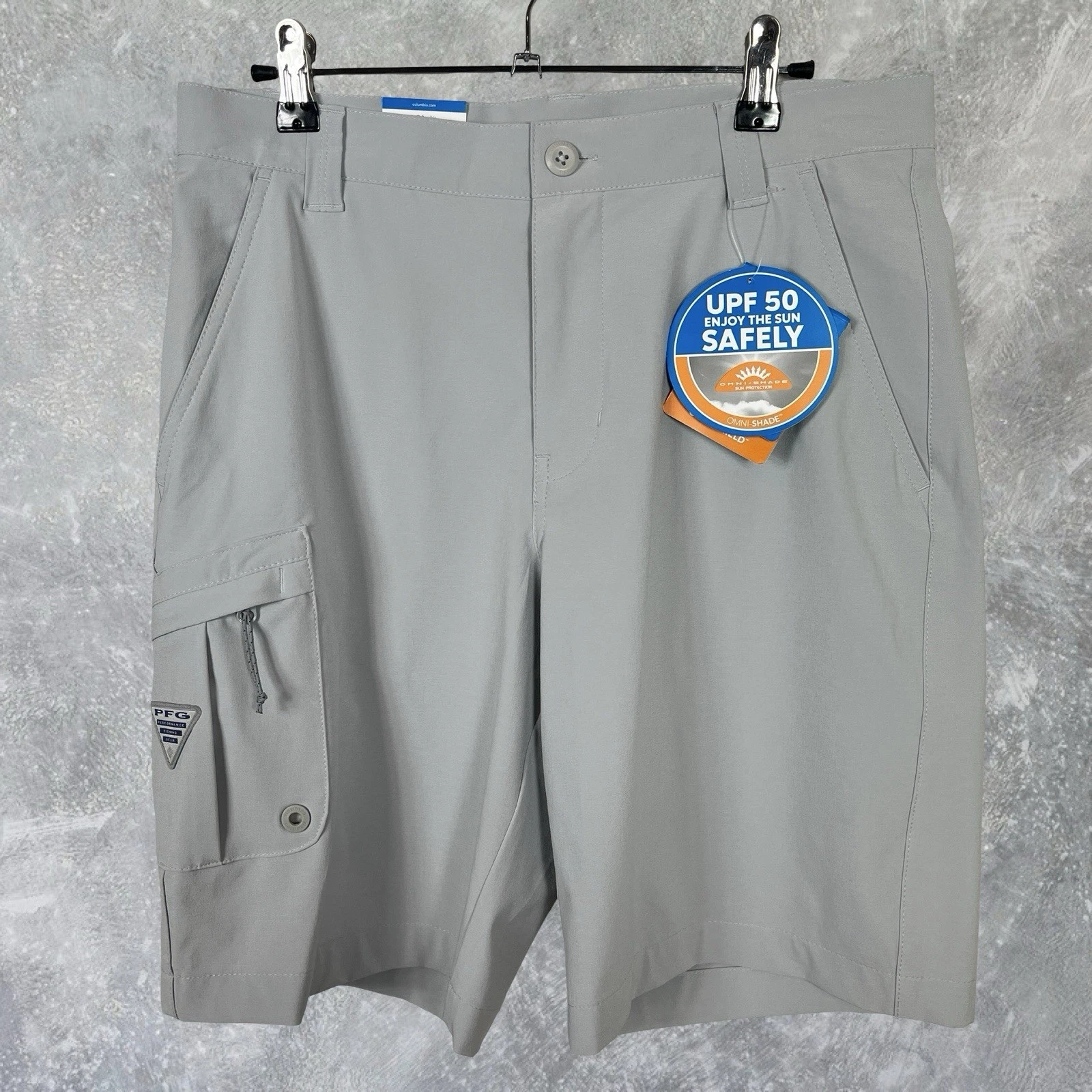 Columbia PFG Shorts Mens 30 Fishing Hiking Cargo UPF 50 Gray
Opens in a new window or tab
