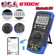 Digital Multimeter Voltmeter TRMS 6000 Count AC/DC NCV 1000V 20A Bluetooth Test
