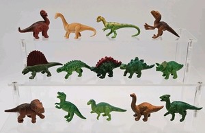 Vtg Safari Ltd Set of 14 Small 2" BABY DINOSAURS Loose T-Rex Triceratops Raptor