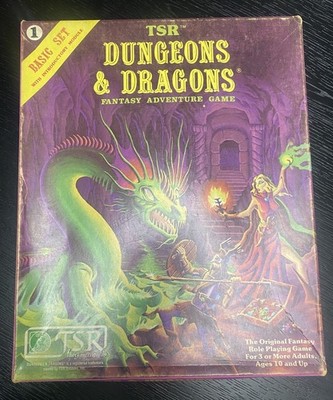 TSR Dungeons & Dragons Moldvay Basic Box Set 1981
