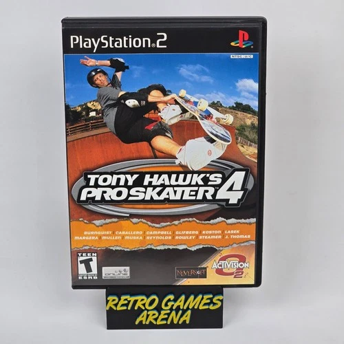 Tony Hawk's Pro Skater 4 (PlayStation 2 PS2) Black Label CIB COMPLETE