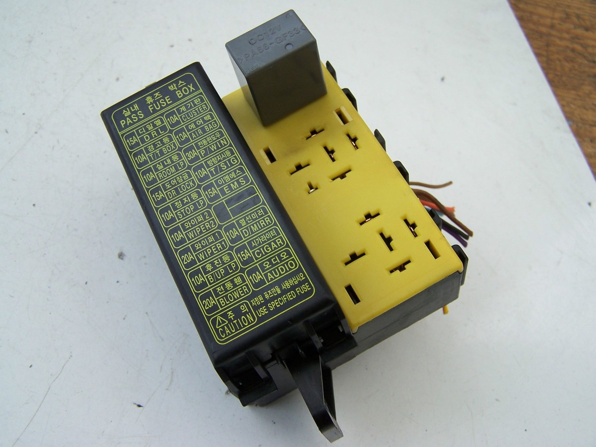Chevrolet Matiz Fuse Box