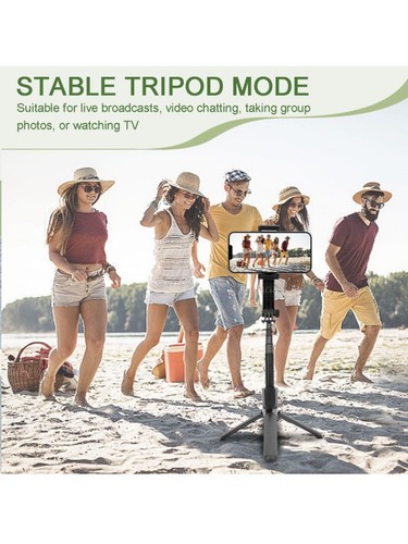#1156 Gimbal Stabilizer for Smartphone, with Retractable Selfie Stick and Tripod - Picture 3 of 14