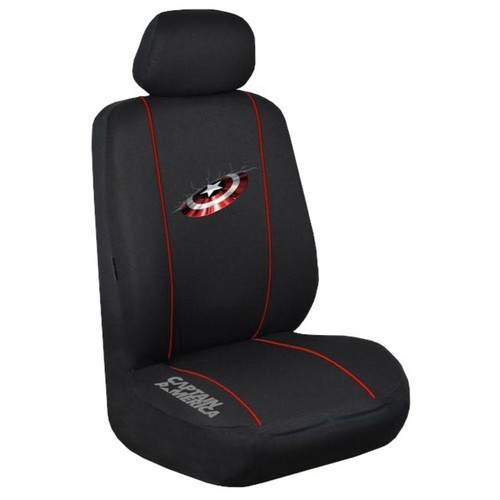 SINGLE LICENSED MARVEL AVENGERS SEAT COVER FOR MERCEDES BENZ SLR MCLAREN - Picture 3 of 7