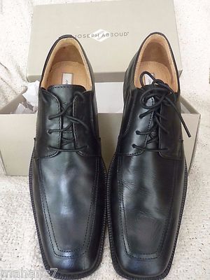 Joseph Abboud Black Moc Toe Lace Ups Size 9  D,M