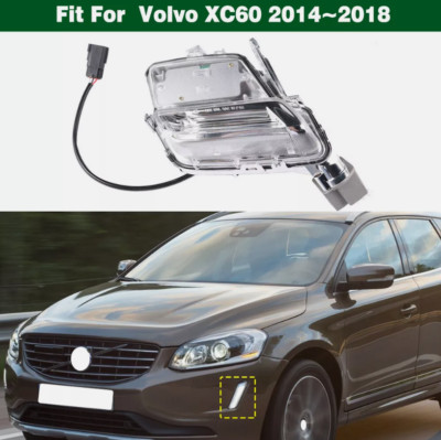 left front LED daytime running lights fog lamps 31364330 for Volvo XC60 2014-18
