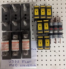 1 LOT FUSES AND HOLDERS BUSS, GOULD, FUSETRON (160)