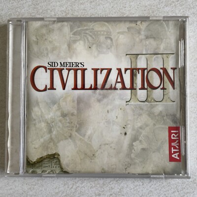 Sid Meier's CIVILZATION III ATARI for Windows PC CD-ROM Game 2001