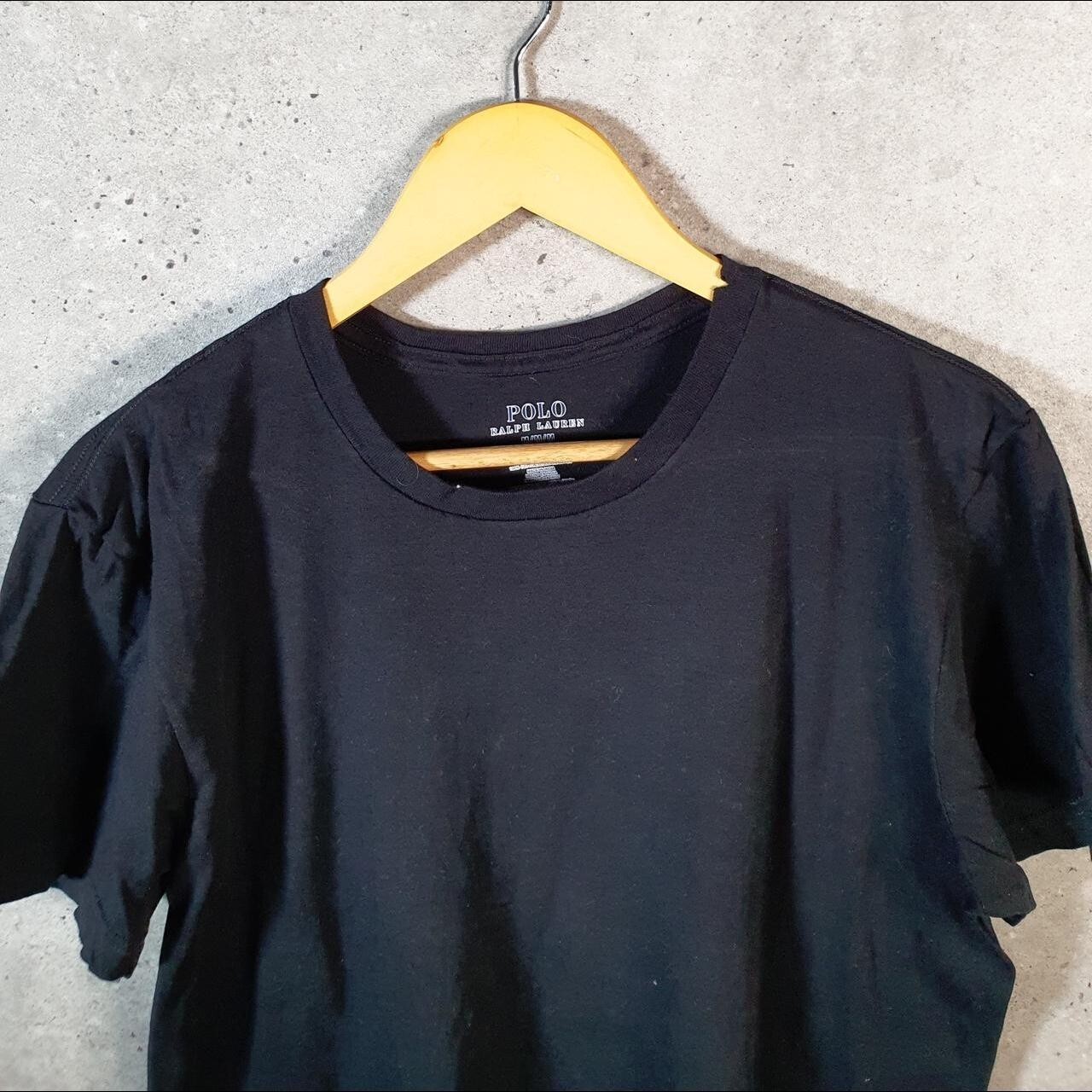 Polo Ralph Lauren vintage uomo media nera ricamata pony classica