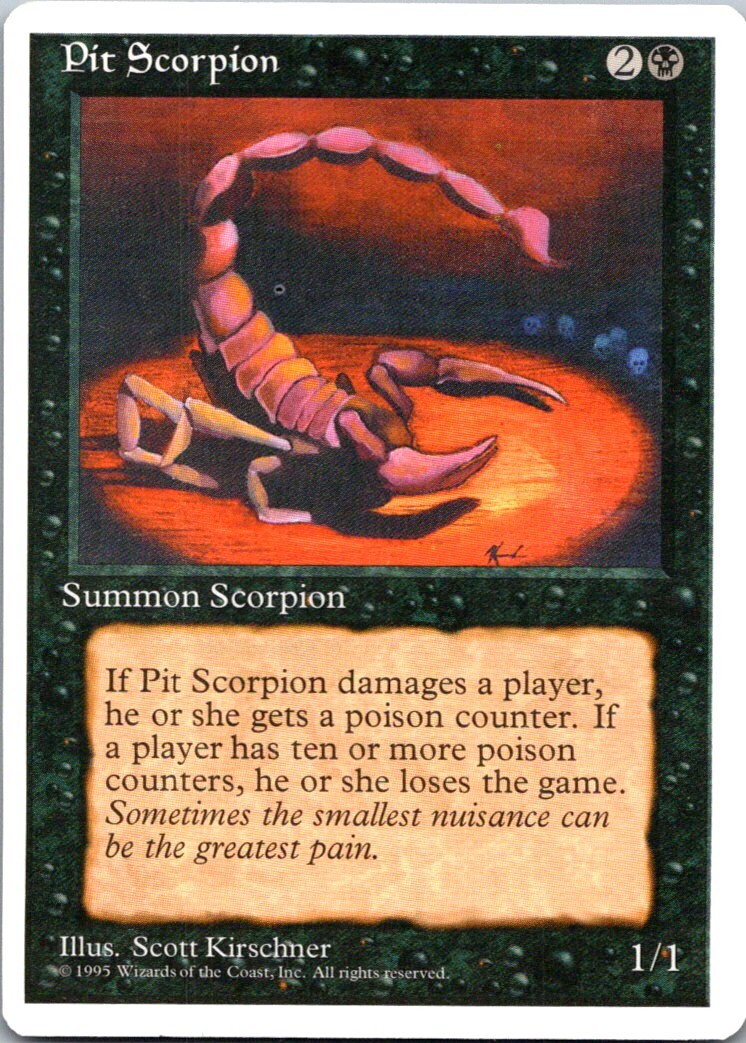 1995 Fourth Edition Pit Scorpion Core/Common #153