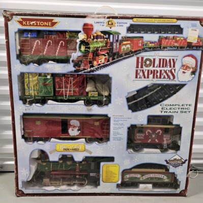 Keystone Train Set Keystone Limited Edition Holiday Complete Electric Train Set Die-cast ...