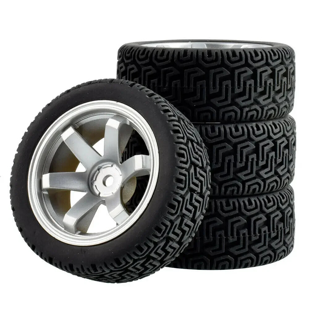 1/10 RC Grip Tires with Sponge Inserts 4PCS for HSP HPI Tamiya Kyosho MST Rc Cars