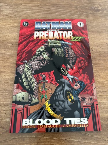 Batman Versus Predator 3 Blood Ties DC Dark Horse Comic Book TPB 1 J306