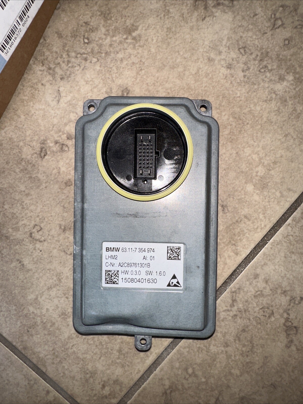 14 15 16 BMW 435I LED HEADLIGHT MAIN CONTROL MODULE, 63117367261  