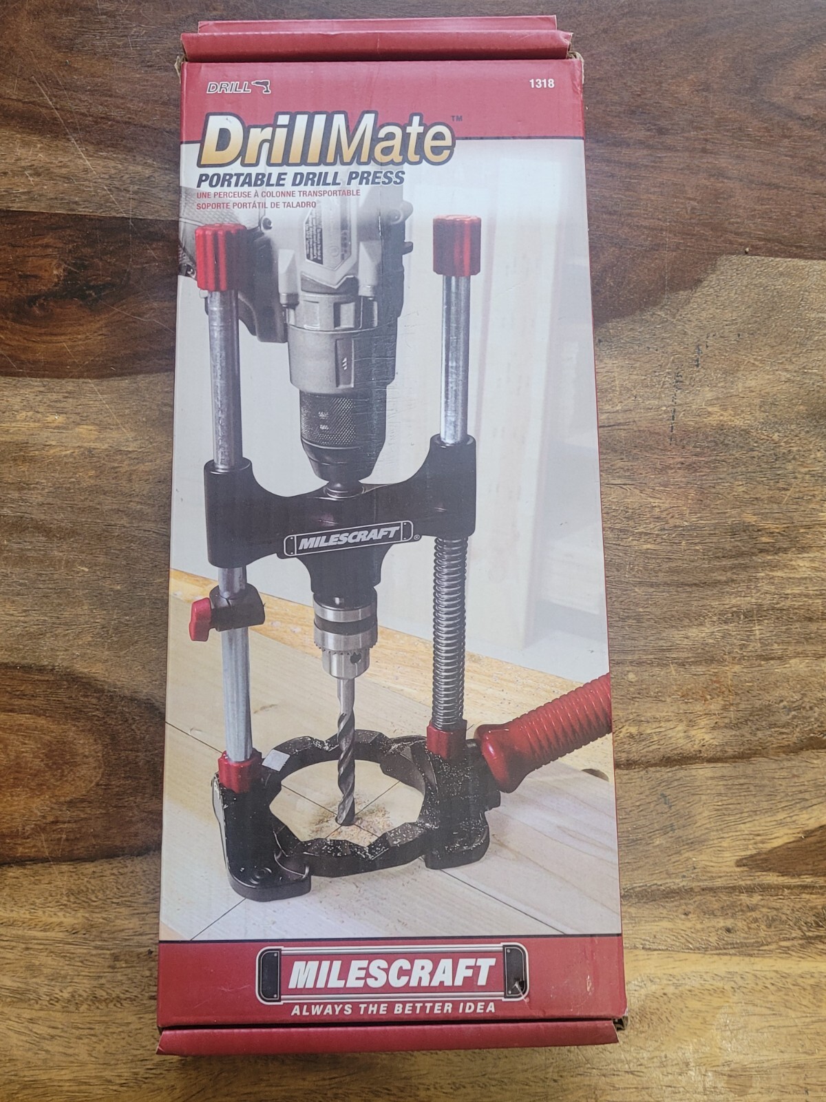 Milescraft 1318 DrillMate Portable Drill Guide Drill Guide Attachment