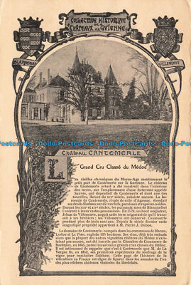 R662748 Chateau Cantemerle. Grand Cru Classe du Medoc. Aguerre Chariol und Cie