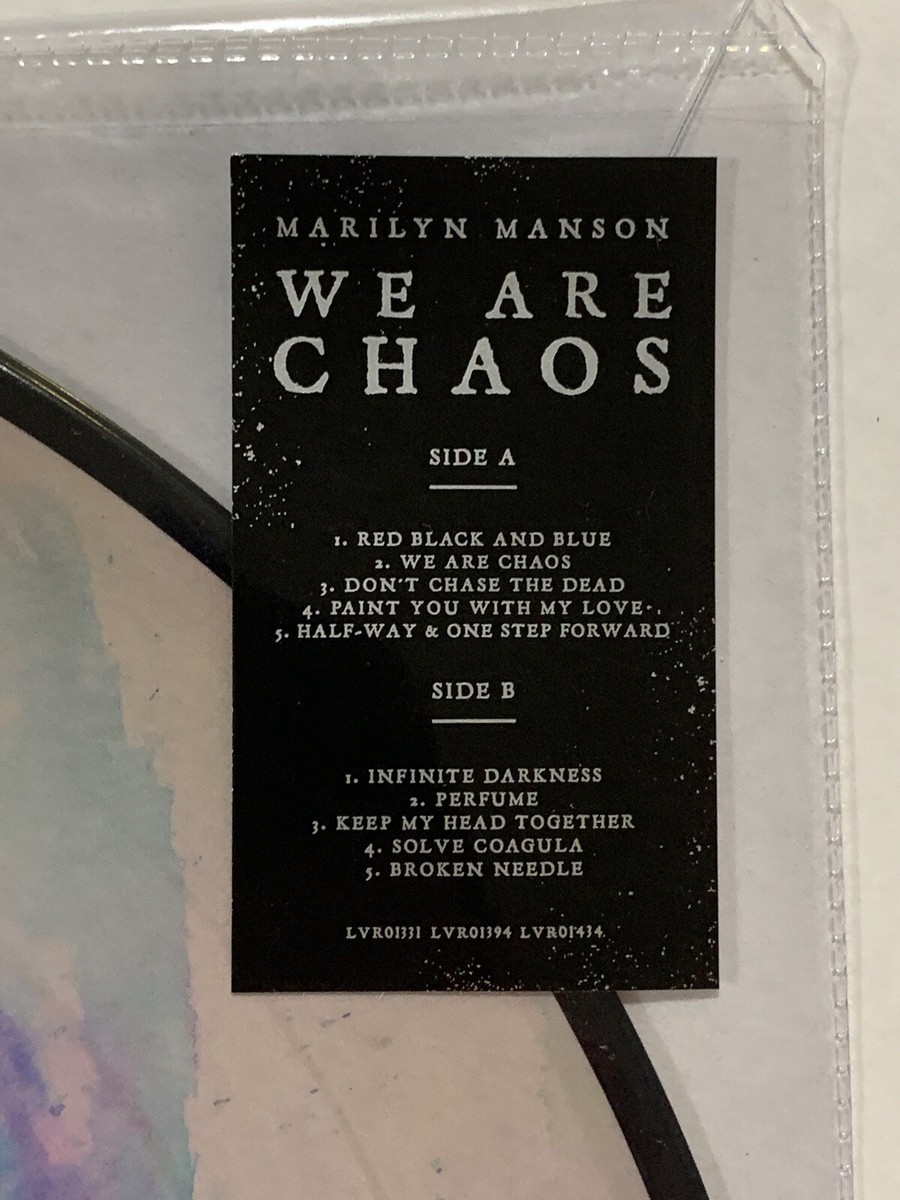 marilyn manson LP レコード we are chaos Marilyn Manson – We Are Chaos – 2 x Vinyl (Deluxe Edition