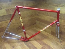 VINTAGE PALETTI SUPER PRESTIGE COLUMBUS SLX LUGGED STEEL BIKE FRAME SET 60 x 58