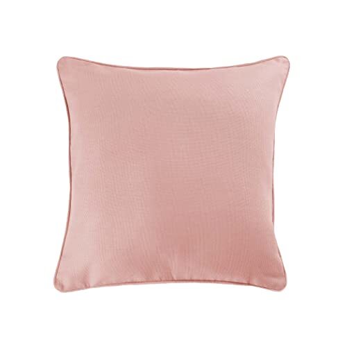 Federa Rosa Polvere 40x40 Douceur d'Intérieur Panama 100% Cotone