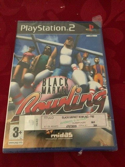 Black Market Bowling Sony Playstation 2 PS2 PAL European English Espanol SEALED
