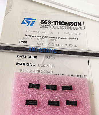 2 Stück ULQ2001D1 | SEVEN DARLINGTON ARRAY | 50V | SO-16 | -40 bis 105 °C | STM