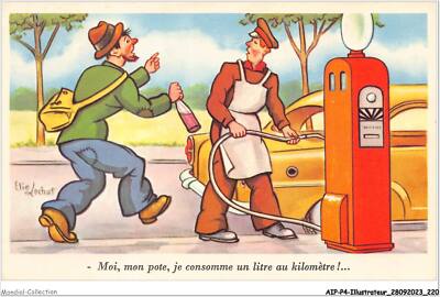 AIPP4-0445 - ILLUSTRATOR - ELIE-LECHAT - ICH MEIN KUMPEL - ICH VERBRAUCHE EIN BETT