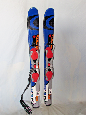 ショートスキー　SALOMON ミニバース90cm chackymade Salomon Miniverse Snowblades short skis 90cm with Salomon