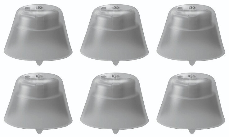 Pack of 6 Click Sleeve For Siemens Signia Run Click ITC