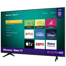 Hisense 58" in 4K LED Smart TV Roku Dolby Vision HDR [2DayShip] 2