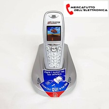 Telefono Cordless Telecom Aladino 2 Vivavoce Rubrica Display Colori Sveglia Dect