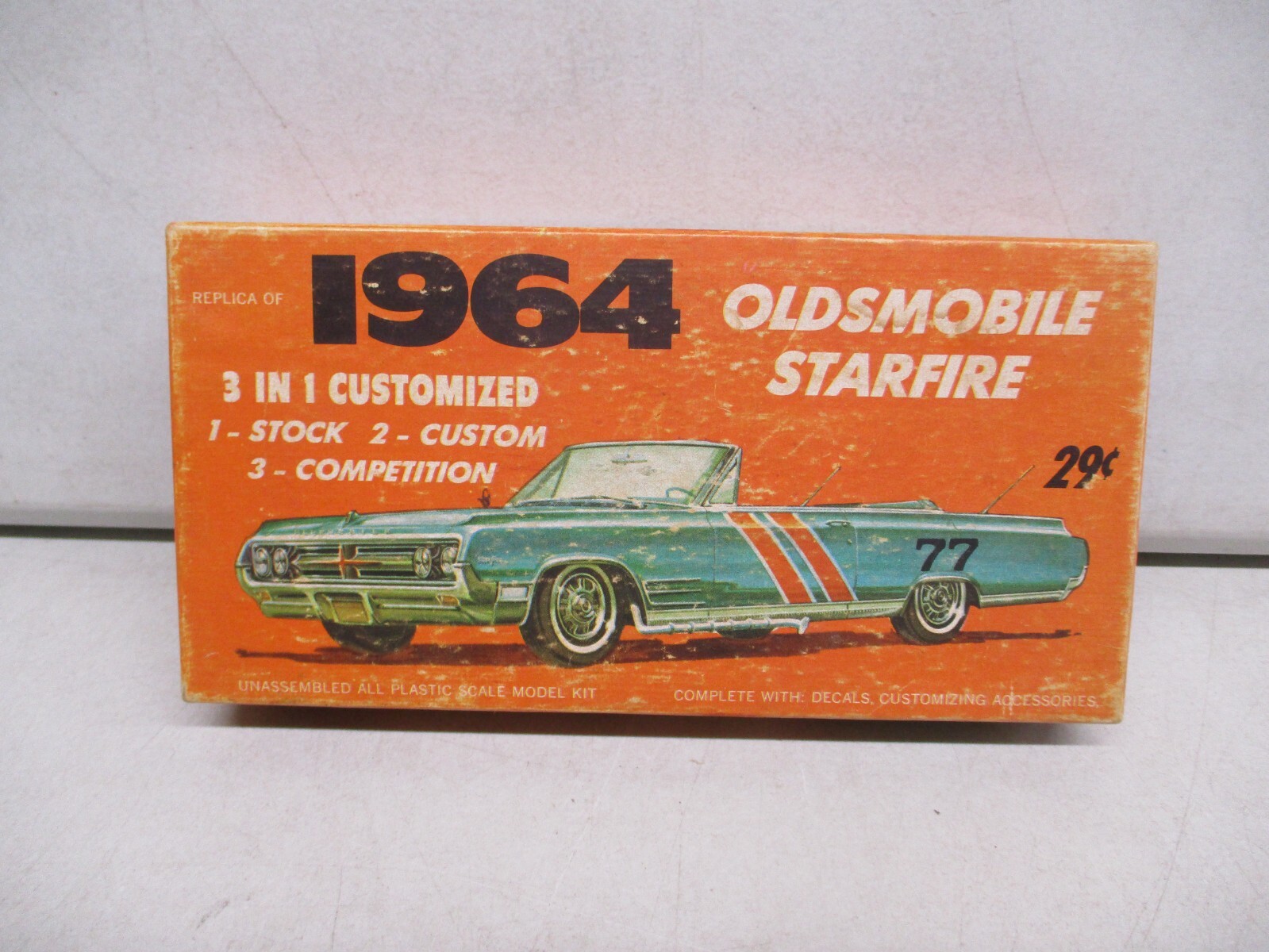 Palmer Plastics 1964 Oldsmobile Starfire Plastic Model Kit eBay