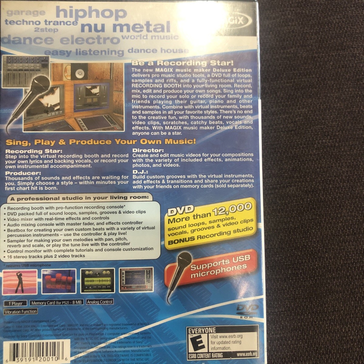 MAGIX music maker: Deluxe Edition (Sony PlayStation 2, 2005 MAGIX music maker: Deluxe Edition (Sony PlayStation 2, 2005