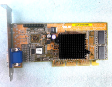  SALE  VINTAGE ASUS AGP-V7100/16M NVIDIA GEFORCE2 AGP 16 MB VGA CARD MXB6