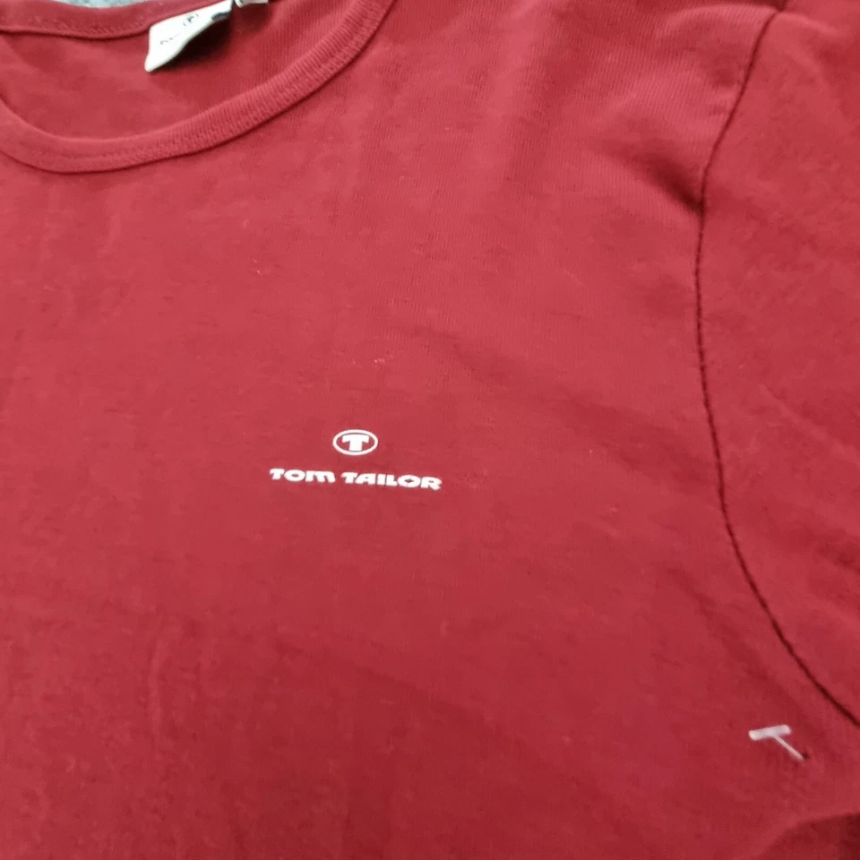 Tom портной рубашка женщин маленький красный взрослых современный повседневный хлопок длинным рукавом размер S - Изображение 2 из 4