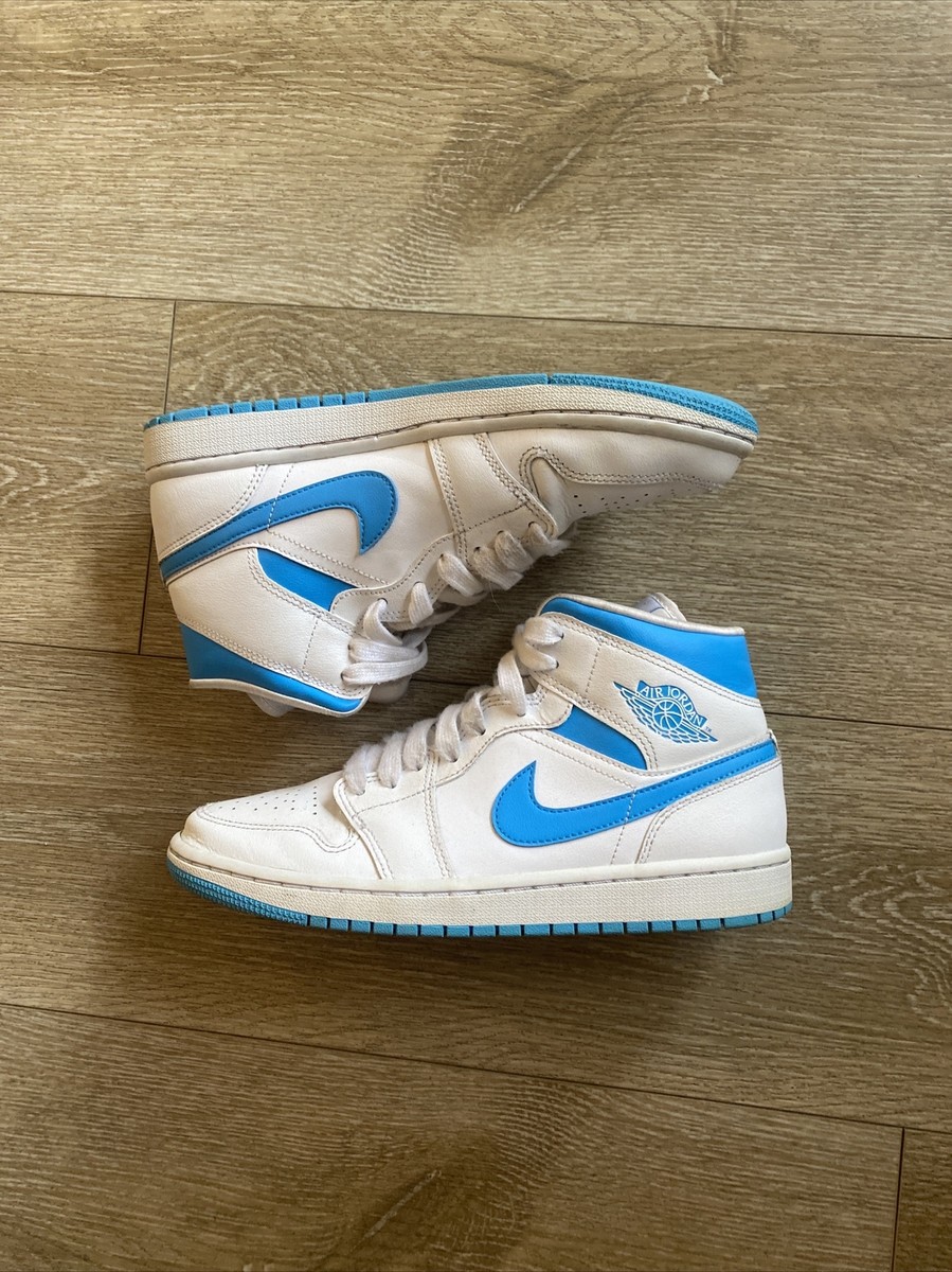 Jordan 1 mid “UNC” 7.5 men 9 women | eBay