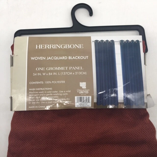 Panel de cortina de poliéster con ojal de espiga 2 unidades 54 X 84 Foto 2 de 4