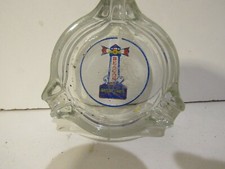 Vintage Beacon Gasolines Ashtray Collectible Glass Gas Station