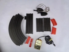 Eldon Slot Car Track Set - Power Pack Controller, Track - HO Scale - Used