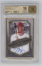 Mike Trout 2021 Topps Transcendent Gold Framed Auto /20 BGS 10 10 PRISTINE POP 1