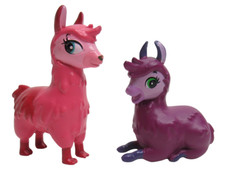 My Mini Busy Books 2 Llama And Alpaca PVC Figures 2" - 2.5"
