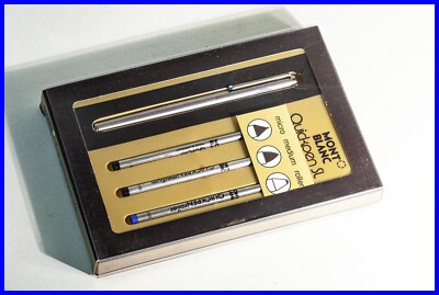 MONTBLANC Quickpen SL ボールペン 本体 3 Star MONTBLANC Rollerball SL Quick Pen HENKEL Stainless Steel w