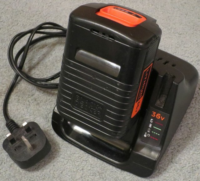 black and decker strimmer battery 36v
