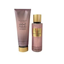Victoria's Secret Velvet Petals Shimmer Fragrance Mist and Body Lotion Set