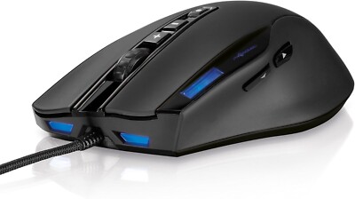 Gaming Maus Optische USB Gamer Mouse 6000DPI Beleuchtet 10 Tasten PC Computer