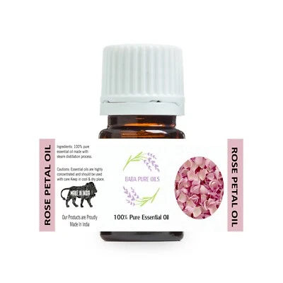 GUZARISH ROSE PETAL OIL PURE NATURAL ESSENTIAL PURE ORGANIC FROM INDIA USD